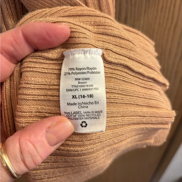 Time and Tru duster length open cardigan - Picture 4 of 6